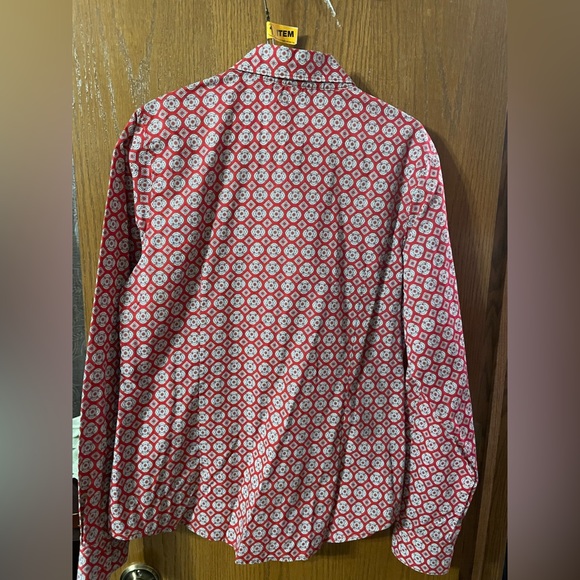 Womens Cinch Long Sleeve Button up shirt, size Medium - Picture 4 of 4